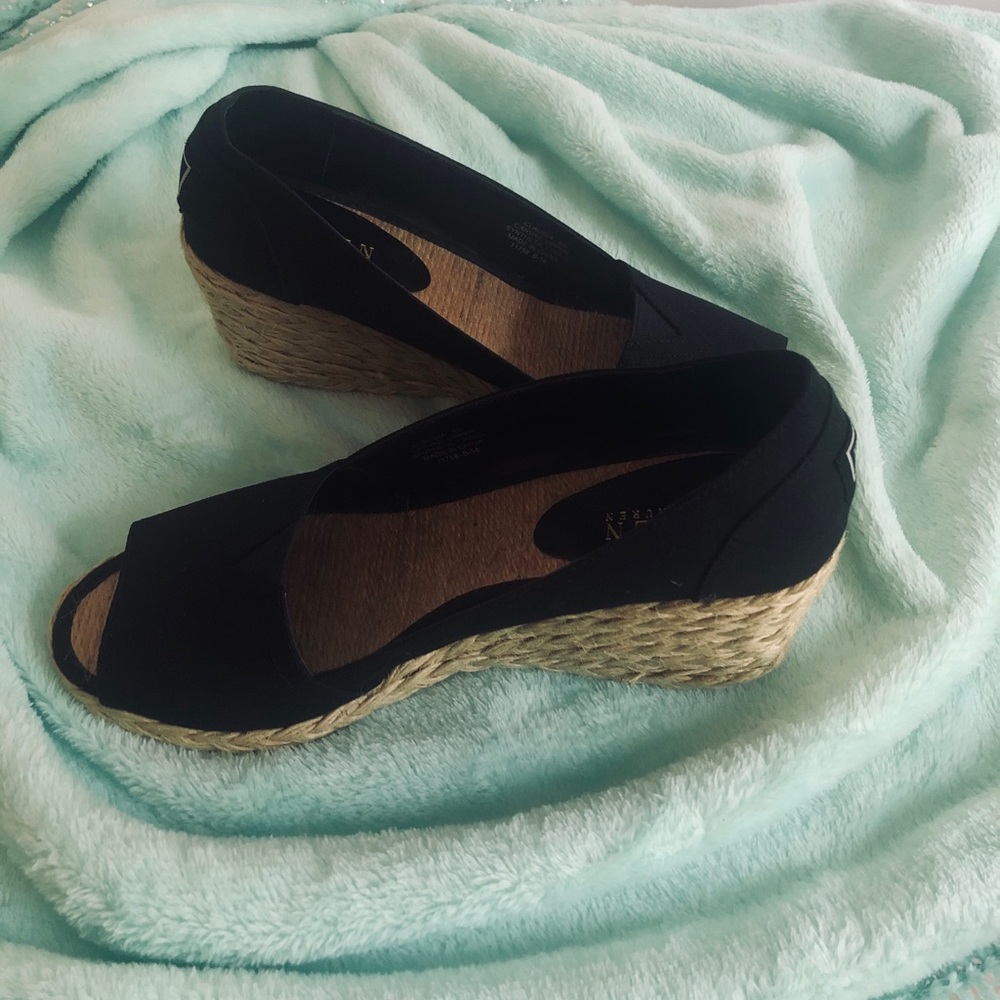 Ralph Lauren Espadrille Wedges 👠